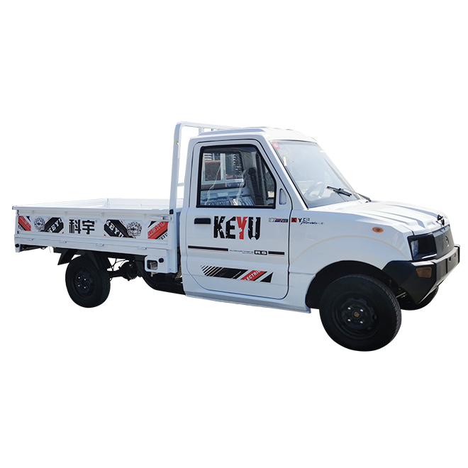 Electric Truck with Cargo